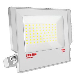 LED reflektor SIRIO SLIM BÍLÝ 50W 4000K 110d 178x200x28mm IP66 IK08 - CENTURY Obrázek pro produkt LED reflektor SIRIO SLIM BÍLÝ 50W 4000K 110d 178x200x28mm IP66 IK08 - CENTURY