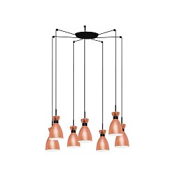 RETRO 7L závěsné svítidlo, měď - FARO Obrázek pro produkt RETRO 7L závěsné svítidlo, měď - FARO