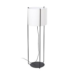 DRUM černá/béžová stojací lampa - FARO Obrázek pro produkt DRUM černá/béžová stojací lampa - FARO