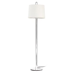 MONTREAL chrom/bílá stojací lampa - FARO Obrázek pro produkt MONTREAL chrom/bílá stojací lampa - FARO