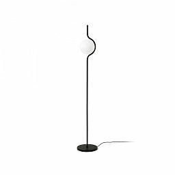 LE VITA černá stojací lampa stmívatelná - FARO Obrázek pro produkt LE VITA černá stojací lampa stmívatelná - FARO