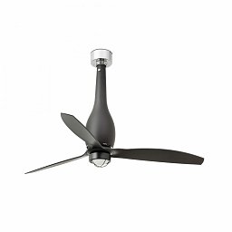 ETERFAN M LED, černá, stropní ventilátor s DC motorem - FARO Obrázek pro produkt ETERFAN M LED, černá, stropní ventilátor s DC motorem - FARO