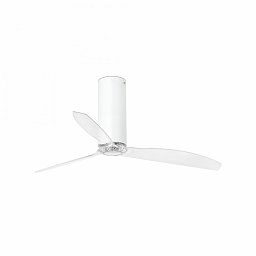 TUBE FAN, bílá/transparentní, stropní ventilátor s DC motorem - FARO Obrázek pro produkt TUBE FAN, bílá/transparentní, stropní ventilátor s DC motorem - FARO