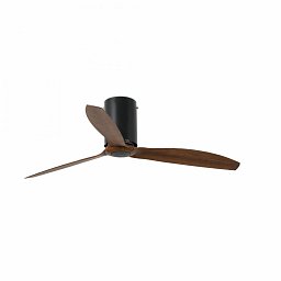 MINI TUBE FAN, černá/dřevo, stropní ventilátor s DC motorem - FARO Obrázek pro produkt MINI TUBE FAN, černá/dřevo, stropní ventilátor s DC motorem - FARO