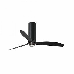 TUBE FAN M LED, černá, stropní ventilátor s DC motorem - FARO Obrázek pro produkt TUBE FAN M LED, černá, stropní ventilátor s DC motorem - FARO