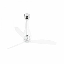 ETERFAN M, transparentní, stropní ventilátor s DC motorem - FARO Obrázek pro produkt ETERFAN M, transparentní, stropní ventilátor s DC motorem - FARO