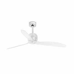 DECO FAN M, chrom, stropní LED ventilátor s DC motorem - FARO Obrázek pro produkt DECO FAN M, chrom, stropní LED ventilátor s DC motorem - FARO