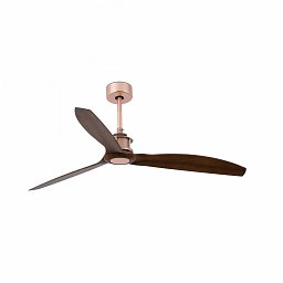 JUST FAN M, měď/dřevo, stropní ventilátor s DC motorem - FARO Obrázek pro produkt JUST FAN M, měď/dřevo, stropní ventilátor s DC motorem - FARO