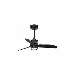 JUST FAN XS LED, černá, stropní ventilátor s DC motorem 81cm - FARO Obrázek pro produkt JUST FAN XS LED, černá, stropní ventilátor s DC motorem 81cm - FARO