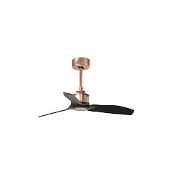 JUST FAN XS, měď/černá, stropní ventilátor 81cm - FARO Obrázek pro produkt JUST FAN XS, měď/černá, stropní ventilátor 81cm - FARO