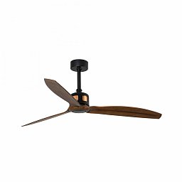 COPPER FAN M, černá/dřevo, stropní ventilátor - FARO Obrázek pro produkt COPPER FAN M, černá/dřevo, stropní ventilátor - FARO