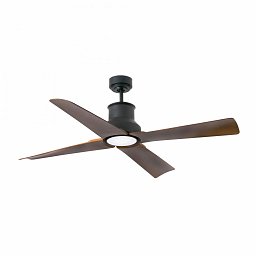 WINCHE M LED, hnědá, stropní ventilátor s DC motorem - FARO Obrázek pro produkt WINCHE M LED, hnědá, stropní ventilátor s DC motorem - FARO