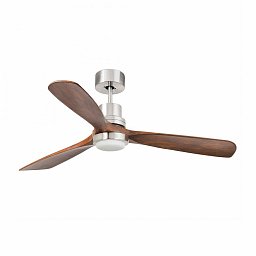 LANTAU L LED, nikl, stropní ventilátor s DC motorem - FARO Obrázek pro produkt LANTAU L LED, nikl, stropní ventilátor s DC motorem - FARO