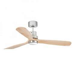 LANTAU L LED, nikl/borovice, stropní ventilátor s DC motorem - FARO Obrázek pro produkt LANTAU L LED, nikl/borovice, stropní ventilátor s DC motorem - FARO
