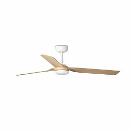 PUNT M, bílá/světlé dřevo, stropní ventilátor s DC motorem - FARO Obrázek pro produkt PUNT M, bílá/světlé dřevo, stropní ventilátor s DC motorem - FARO