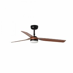 PUNT M LED, černá/tmavé dřevo, stropní ventilátor s DC motorem - FARO Obrázek pro produkt PUNT M LED, černá/tmavé dřevo, stropní ventilátor s DC motorem - FARO