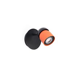 COCO nástěnná lampa, černá/terakota, 1L - FARO Obrázek pro produkt COCO nástěnná lampa, černá/terakota, 1L - FARO