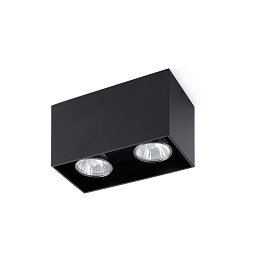 TECTO-2 stropní svítidlo, černá, GU10 - FARO Obrázek pro produkt TECTO-2 stropní svítidlo, černá, GU10 - FARO