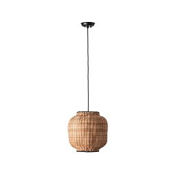 TUPAI závěsné svítidlo, černá/ratan - FARO Obrázek pro produkt TUPAI závěsné svítidlo, černá/ratan - FARO