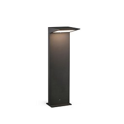 SOLEIL LED solární sloupková lampa, tmavě šedá - FARO Obrázek pro produkt SOLEIL LED solární sloupková lampa, tmavě šedá - FARO