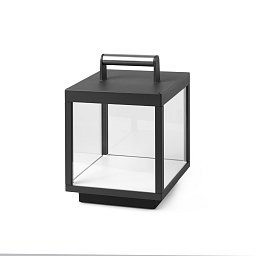 KERALA tmavě šedá přenosná stolní lampa - FARO Obrázek pro produkt KERALA tmavě šedá přenosná stolní lampa - FARO