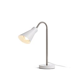ANIKA stolní matná bílá matný nikl 230V E27 40W - RED - DESIGN RENDL Obrázek pro produkt ANIKA stolní matná bílá matný nikl 230V E27 40W - RED - DESIGN RENDL