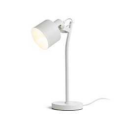 CELEIA lampa stolní matná bílá matný nikl 230V E27 40W - RED - DESIGN RENDL Obrázek pro produkt CELEIA lampa stolní matná bílá matný nikl 230V E27 40W - RED - DESIGN RENDL