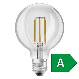 OSRAM ULTRA ECONOMY 210lm/W Globe 95 čirá 230V E27 LED EQ60 3000K - DESIGN RENDL Obrázek pro produkt OSRAM ULTRA ECONOMY 210lm/W Globe 95 čirá 230V E27 LED EQ60 3000K - DESIGN RENDL