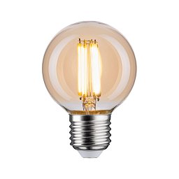 Filament 230V LED Globe G60 E27 7W 2700K zlatá - PAULMANN Obrázek pro produkt Filament 230V LED Globe G60 E27 7W 2700K zlatá - PAULMANN