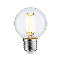 Filament 230V LED Globe G60 E27 7W 2700K stmívatelné čirá - PAULMANN Obrázek pro produkt Filament 230V LED Globe G60 E27 7W 2700K stmívatelné čirá - PAULMANN