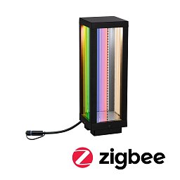 Plug & Shine lucerna Smart Home Zigbee klasická samostatné svítidlo IP44 RGBW 2W antracit - PAULMANN Obrázek pro produkt Plug & Shine lucerna Smart Home Zigbee klasická samostatné svítidlo IP44 RGBW 2W antracit - PAULMANN