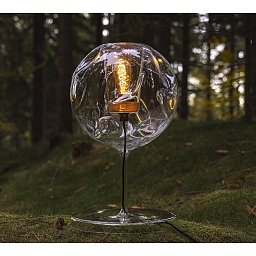 Stolní lampa Element Easy Space Sphere Natural tmavý dub / zlatá patice 230V IP20 - YOURDESIGN Obrázek pro produkt Stolní lampa Element Easy Space Sphere Natural tmavý dub / zlatá patice 230V IP20 - YOURDESIGN