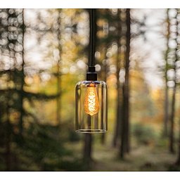 Závěsné svítidlo EASY ONE SMALL čiré / zlatá patice E27 - YOURDESIGN Obrázek pro produkt Závěsné svítidlo EASY ONE SMALL čiré / zlatá patice E27 - YOURDESIGN