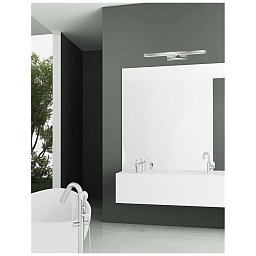 Nástěnné svítidlo nad zrcadlo MODENA chromovaný hliník a akryl LED 12W 3000K IP44 - NOVA LUCE Obrázek pro produkt Nástěnné svítidlo nad zrcadlo MODENA chromovaný hliník a akryl LED 12W 3000K IP44 - NOVA LUCE