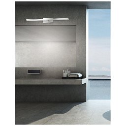 Nástěnné svítidlo nad zrcadlo MODENA chromovaný hliník a akryl LED 18W 3000K IP44 - NOVA LUCE Obrázek pro produkt Nástěnné svítidlo nad zrcadlo MODENA chromovaný hliník a akryl LED 18W 3000K IP44 - NOVA LUCE