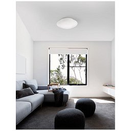 Stropní svítidlo SENS stropní svítidlo bílé sklo E27 1x12W - NOVA LUCE Obrázek pro produkt Stropní svítidlo SENS stropní svítidlo bílé sklo E27 1x12W - NOVA LUCE