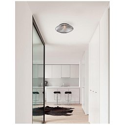 Stropní svítidlo SENS stropní svítidlo šedé sklo E27 1x12W - NOVA LUCE Obrázek pro produkt Stropní svítidlo SENS stropní svítidlo šedé sklo E27 1x12W - NOVA LUCE