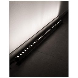 WALL WASHER nikl satén hliník a sklo LED Chip Philips 15W 3000K DC24V 30st. IP67 - NOVA LUCE Obrázek pro produkt WALL WASHER nikl satén hliník a sklo LED Chip Philips 15W 3000K DC24V 30st. IP67 - NOVA LUCE