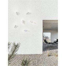 Venkovní nástěnné svítidlo ARABELLA bílý hliník a čiré sklo LED 6W 3000K IP54 - NOVA LUCE Obrázek pro produkt Venkovní nástěnné svítidlo ARABELLA bílý hliník a čiré sklo LED 6W 3000K IP54 - NOVA LUCE