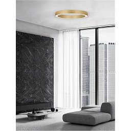 Stropní svítidlo MORBIDO zlatý mosazný hliník a akryl LED 60W 230V 2700K - 4000K IP20 vč. dálkového ovládání stmívatelné Tuya - NOVA LUCE Obrázek pro produkt Stropní svítidlo MORBIDO zlatý mosazný hliník a akryl LED 60W 230V 2700K - 4000K IP20 vč. dálkového ovládání stmívatelné Tuya - NOVA LUCE
