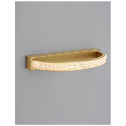 Nástěnné svítidlo GRANIA matný zlatý hliník a akryl LED 6.5W 230V 3000K IP20 - NOVA LUCE Obrázek pro produkt Nástěnné svítidlo GRANIA matný zlatý hliník a akryl LED 6.5W 230V 3000K IP20 - NOVA LUCE