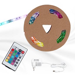 RGB LED pásek 300 cm 0,11W bílé - BRILO Obrázek pro produkt RGB LED pásek 300 cm 0,11W bílé - BRILO