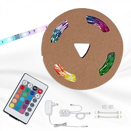 RGB LED pásek 500 cm 0,12W bílé - BRILO Obrázek pro produkt RGB LED pásek 500 cm 0,12W bílé - BRILO