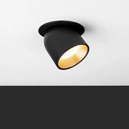 Zápustné svítidlo SLC Design Cup černá / zlatá 9W 3000K - TLG Obrázek pro produkt Zápustné svítidlo SLC Design Cup černá / zlatá 9W 3000K - TLG