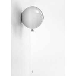 Nástěnné svítidlo Memory šedé lesklé průměr 30cm, E27 15W - BROKIS B Obrázek pro produkt Nástěnné svítidlo Memory šedé lesklé průměr 30cm, E27 15W - BROKIS B