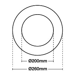 Krycí kroužek pro SLC Shift Rehab Ring 200-260 RAL9016 - TLG Obrázek pro produkt Krycí kroužek pro SLC Shift Rehab Ring 200-260 RAL9016 - TLG
