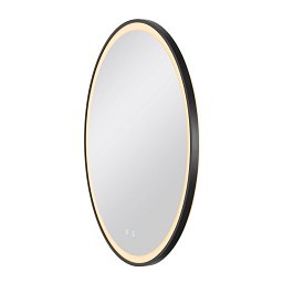 TRUKKO 80 zrcadlo Ø 80 cm, chrom, černý okraj - BIG WHITE (SLV) Obrázek pro produkt TRUKKO 80 zrcadlo Ø 80 cm, chrom, černý okraj - BIG WHITE (SLV)
