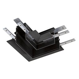 L-spojka 48 V TRACK, pro montážní lištu hlub., vlevo, černá - BIG WHITE (SLV) Obrázek pro produkt L-spojka 48 V TRACK, pro montážní lištu hlub., vlevo, černá - BIG WHITE (SLV)