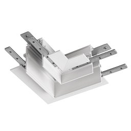 L-spojka mechanická 48 V TRACK, pro montážní lištu hlub., vpravo, bílá - BIG WHITE (SLV) Obrázek pro produkt L-spojka mechanická 48 V TRACK, pro montážní lištu hlub., vpravo, bílá - BIG WHITE (SLV)