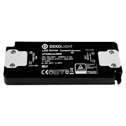 Deko-Light LED-napájení FLAT, CC, UT350mA/20W konstantní proud 350 mA IP20 2-57V DC 0,70-20,00 W - LIGHT IMPRESSIONS Obrázek pro produkt Deko-Light LED-napájení FLAT, CC, UT350mA/20W konstantní proud 350 mA IP20 2-57V DC 0,70-20,00 W - LIGHT IMPRESSIONS